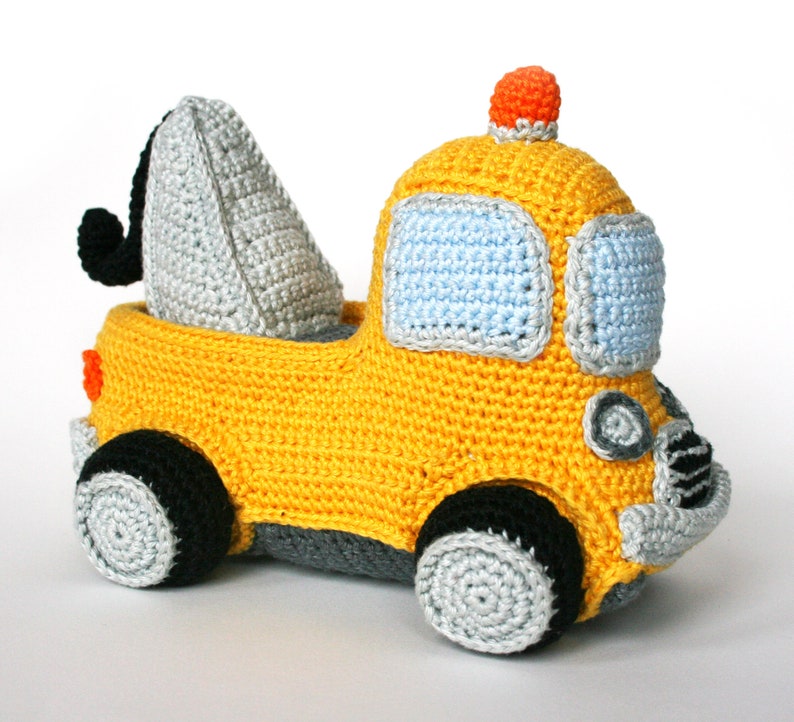Tow Truck PDF Crochet Pattern Etsy