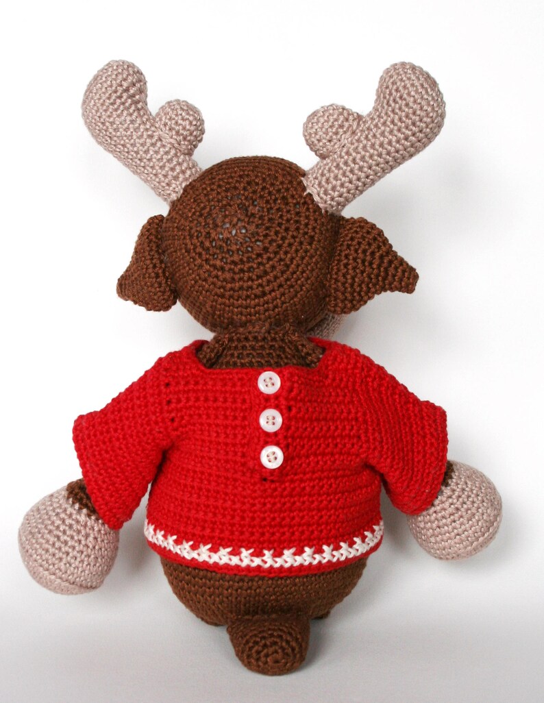 Rolf the Reindeer PDF crochet pattern image 4