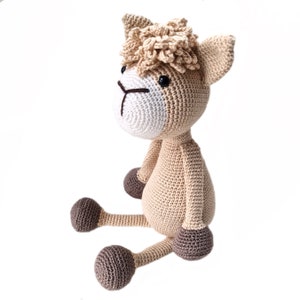 Anna the alpaca PDF crochet pattern image 2