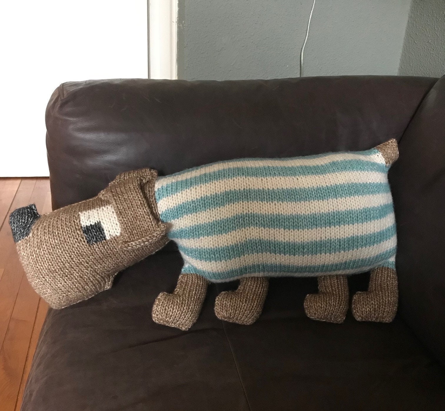 Charlie the Knitted Dog PDF Knitting Pattern - Etsy