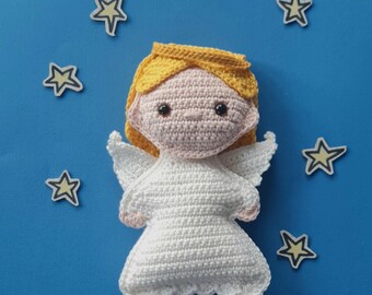 Patrón de crochet de ángel en PDF