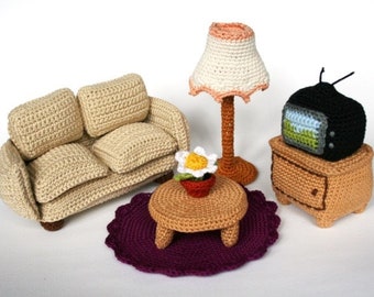 Furniture Livingroom PDF crochet pattern