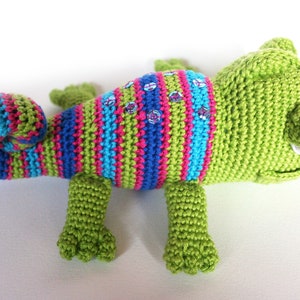 Karen the Chameleon PDF crochet pattern image 5