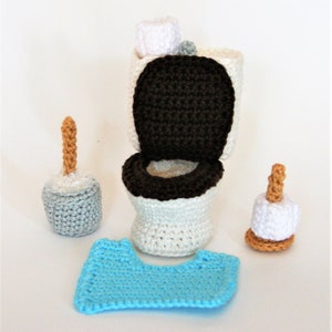 Furniture Bathroom PDF crochet pattern image 1