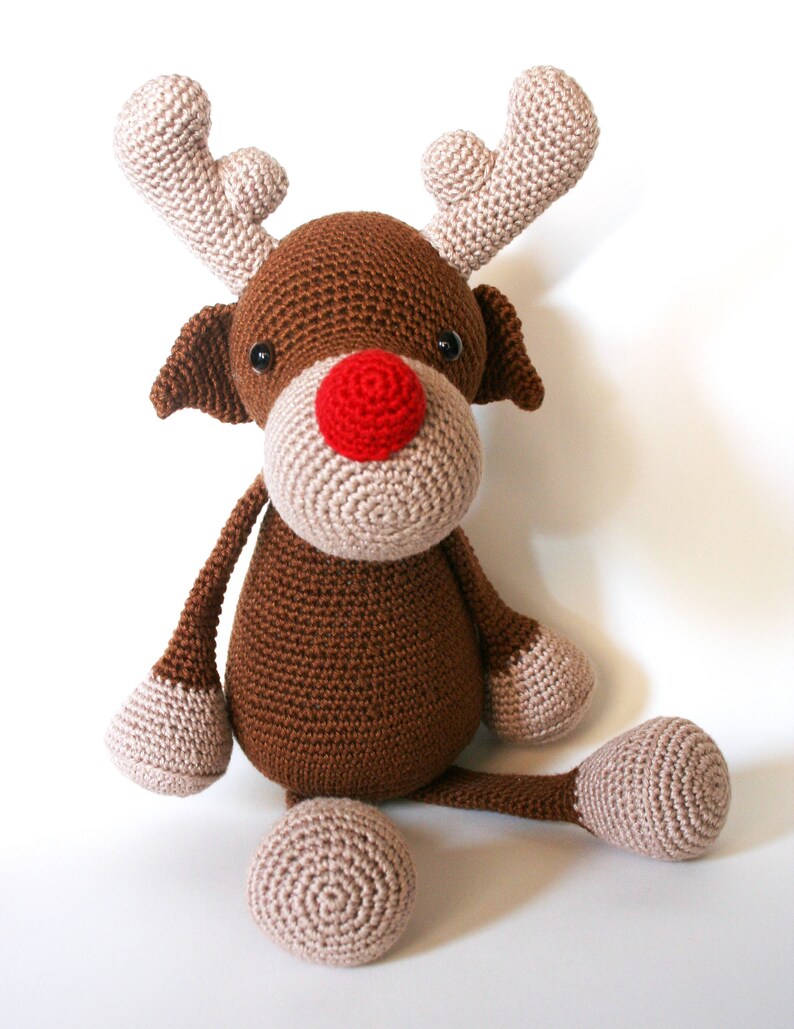 Rolf the Reindeer PDF crochet pattern image 2