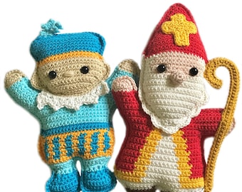 Sint en Piet PDF crochet pattern