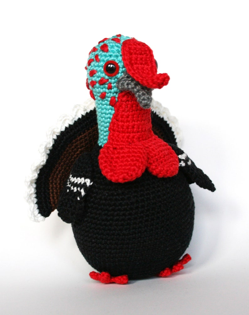 Herman the Turkey PDF crochet pattern image 2