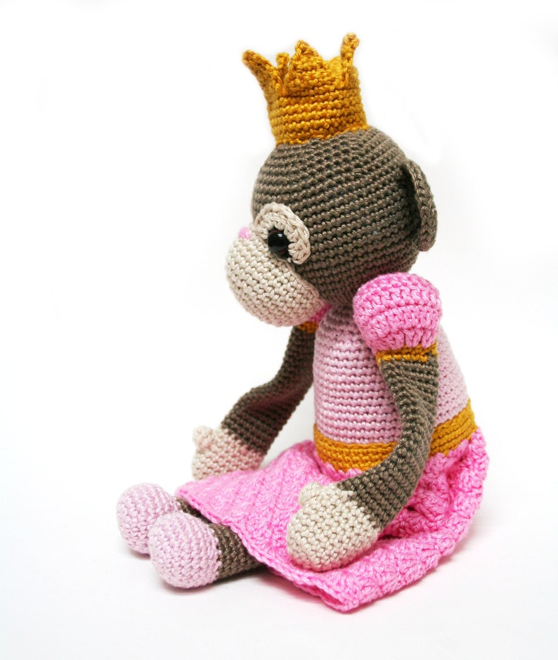 Monkey Sophia PDF crochet pattern image 2