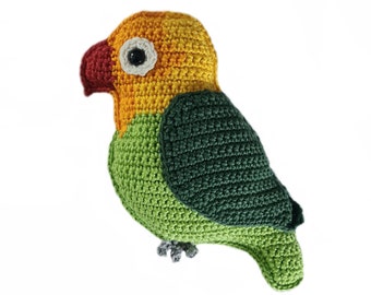 Lilly the lovebird PDF crochet pattern