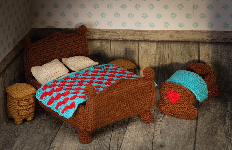 Furniture Bedroom PDF crochet pattern image 6