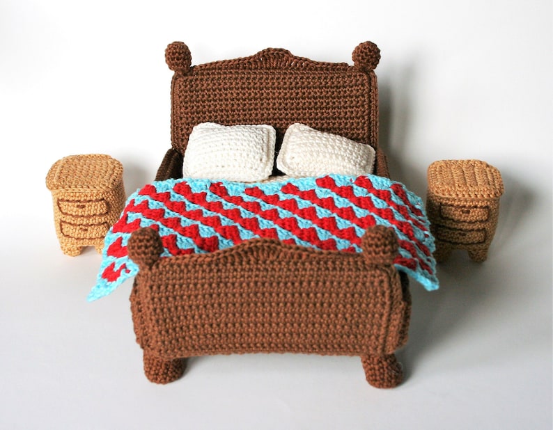 Furniture Bedroom PDF crochet pattern image 1