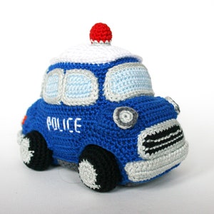 Police car PDF crochet pattern image 4