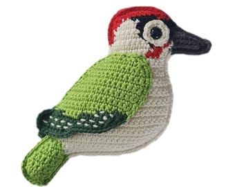 Walt the woodpecker PDF crochet pattern