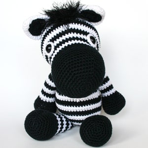 Zoey the Zebra PDF crochet pattern image 6