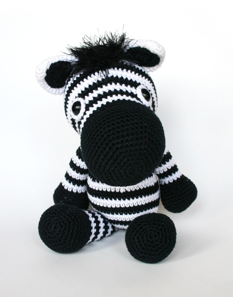 Zoey the Zebra PDF crochet pattern image 6