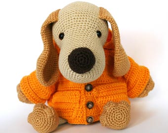 Hector the dog PDF crochet pattern