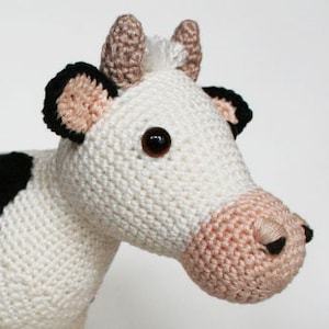 Bertha the cow PDF crochet pattern image 6