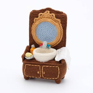 Furniture Bathroom PDF crochet pattern image 2