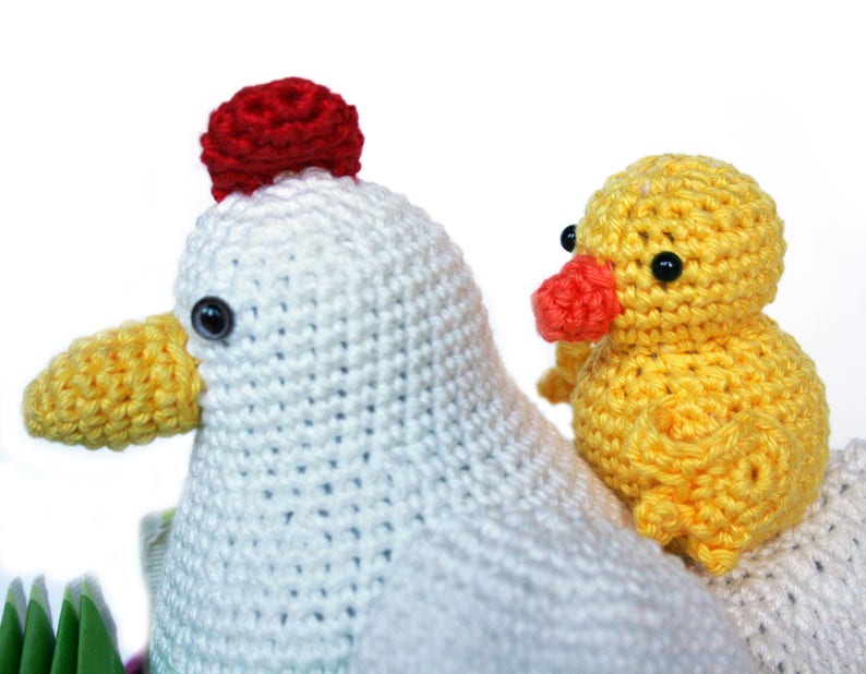 Teachicken PDF crochet pattern Etsy