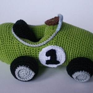 Racing car PDF crochet pattern image 5