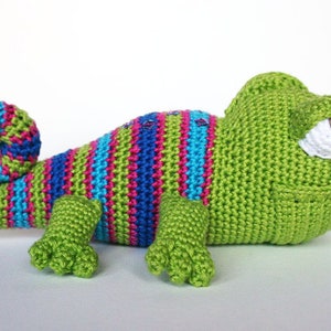 Karen the Chameleon PDF crochet pattern image 3