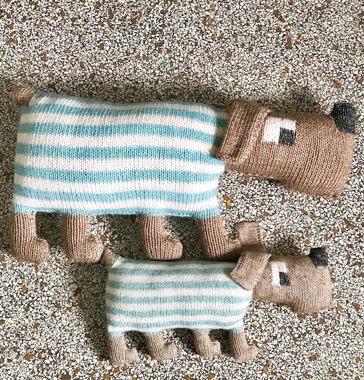 Charlie the Knitted Dog PDF Knitting Pattern - Etsy