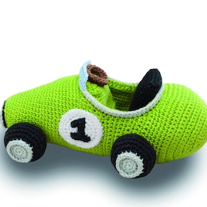 Racing car PDF crochet pattern image 3