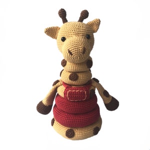 Stacking giraffe PDF crochet pattern