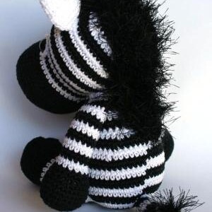 Zoey the Zebra PDF crochet pattern image 2