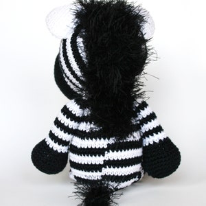 Zoey the Zebra PDF crochet pattern image 4