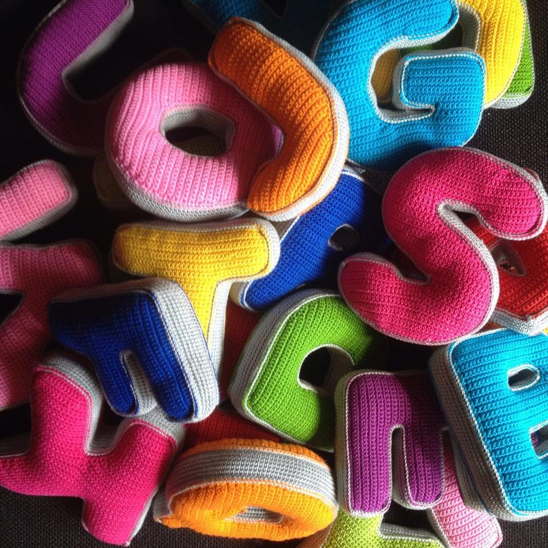 All 26 letters of the alphabet PDF crochet pattern Etsy