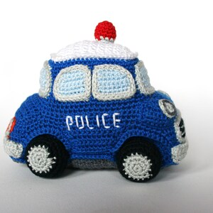 Police car PDF crochet pattern image 2