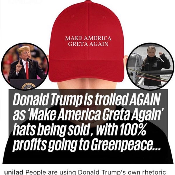 Make America Greta Again - Structured Twill Cap(Special Charity Edition!)