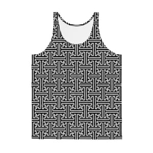 Sayagata 2 Black Unisex AOP Tank Top image 1