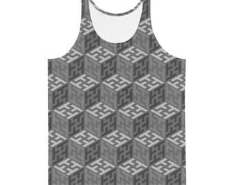 Sayagata #4 - Grayscales Unisex AOP Tank Top