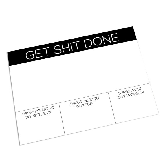 Get Sh(it) Done / Get Shit Done | Clock