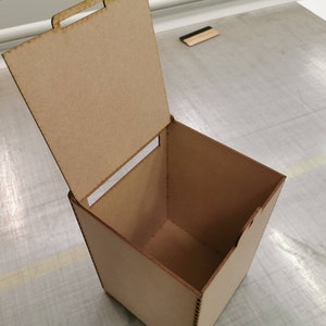 Wedding post box. MDF Unpainted Flat pack. Fast Dispatch image 8