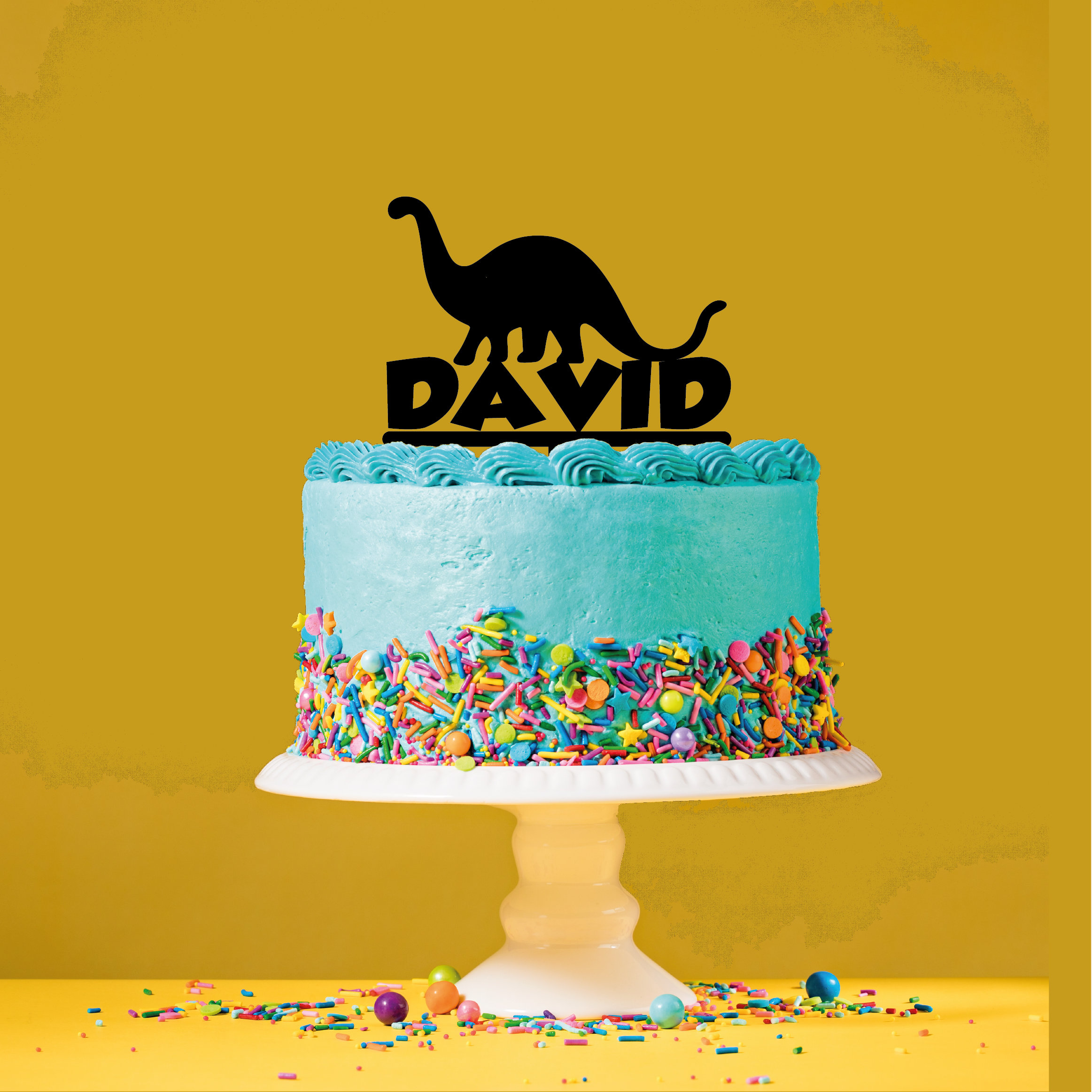 Personalised Dinosaur Acrylic Cake Topper Etsy Personalised Dinosaur Acrylic Cake Topper Etsy