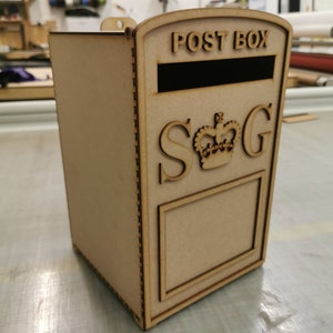 Wedding post box. MDF Unpainted Flat pack. Fast Dispatch image 10