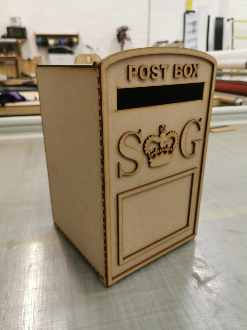 Wedding post box. MDF Unpainted Flat pack. Fast Dispatch image 10