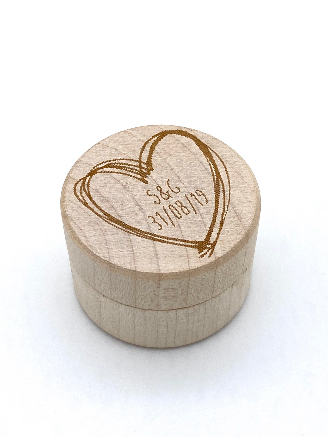 Personalised Wedding Ring Box Proposal Engagement Wedding Etsy