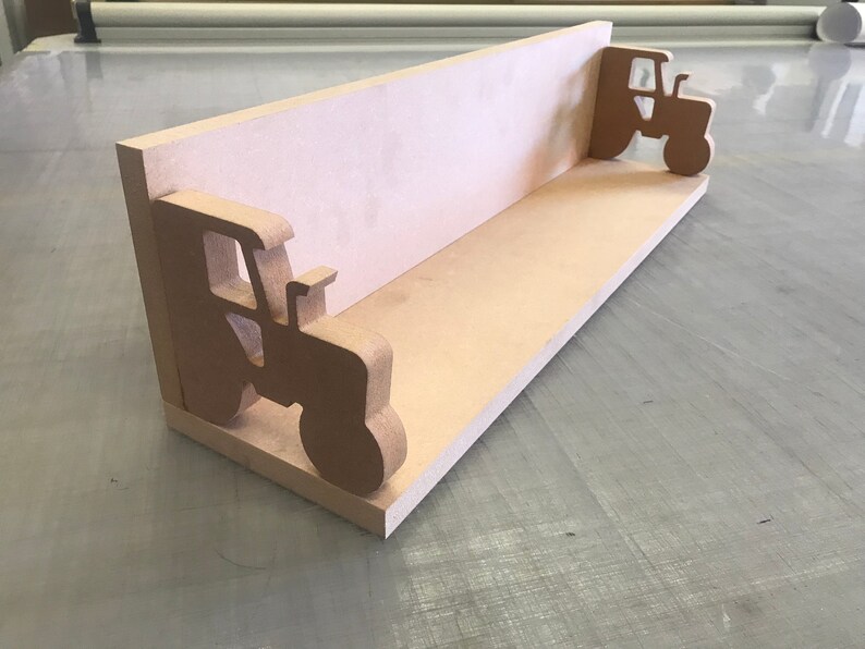 Tractor Shelf for Childrens Room or Babies Nursery. Un Painted Etsy UK