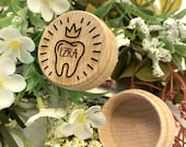 Personalized Tooth Fairy Box Tooth Fairy Holder Custom Name Trinket Box Keepsake