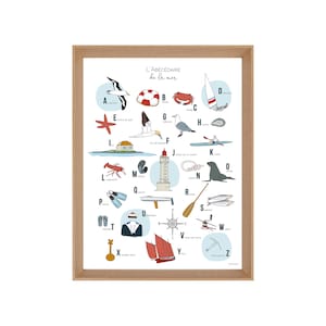 Meeres-ABC-Poster