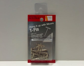 Moore No. 72 T-Pin 20 Count