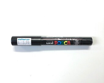 Ironlak Pump Action Acrylic Water-Based Paint Pen Bullet Shaped 1mm Metallic Gold