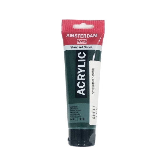 te veel Arne vrijwilliger Amsterdam Standard Series Acrylic Paint Sap Green 120ml - Etsy