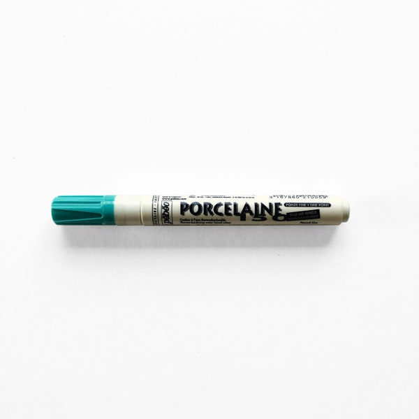 Pebeo Porcelaine 150 Fine Point Bakeable Paint Pen Peacock Bleu