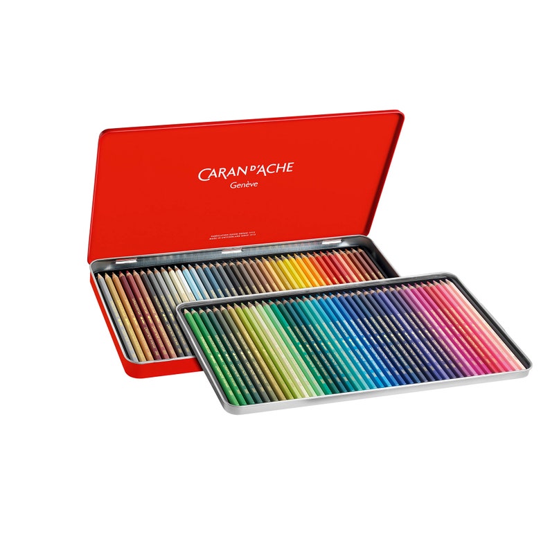 Matite Acquerello Caran D'Ache Supracolor Soft - Set Da 40 Colori, Morbide E Idrosolubili - Foto 5
