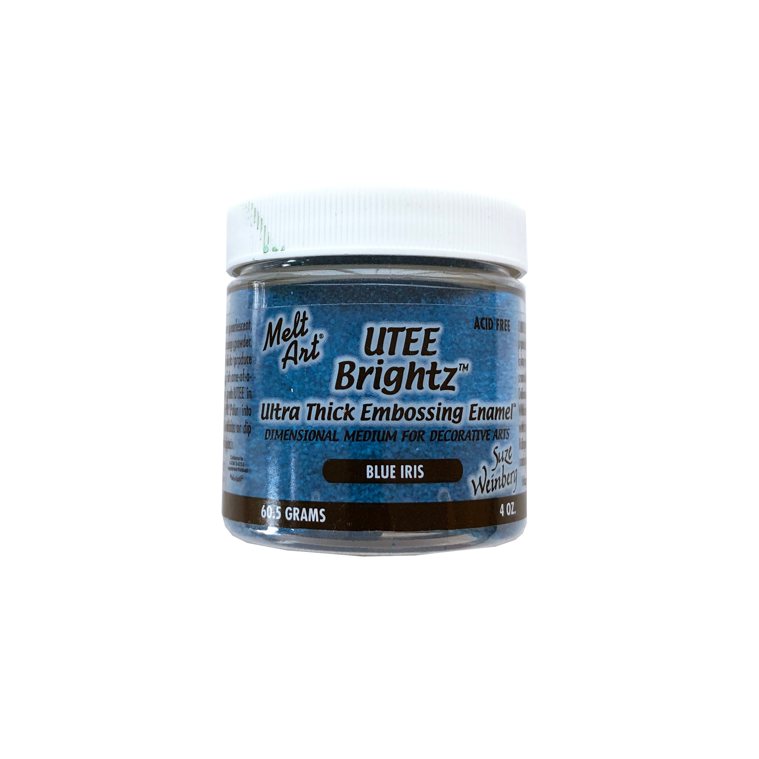 Melt Art UTEE Brightz Ultra Thick Embossing Enamel Powder Blue Iris 4